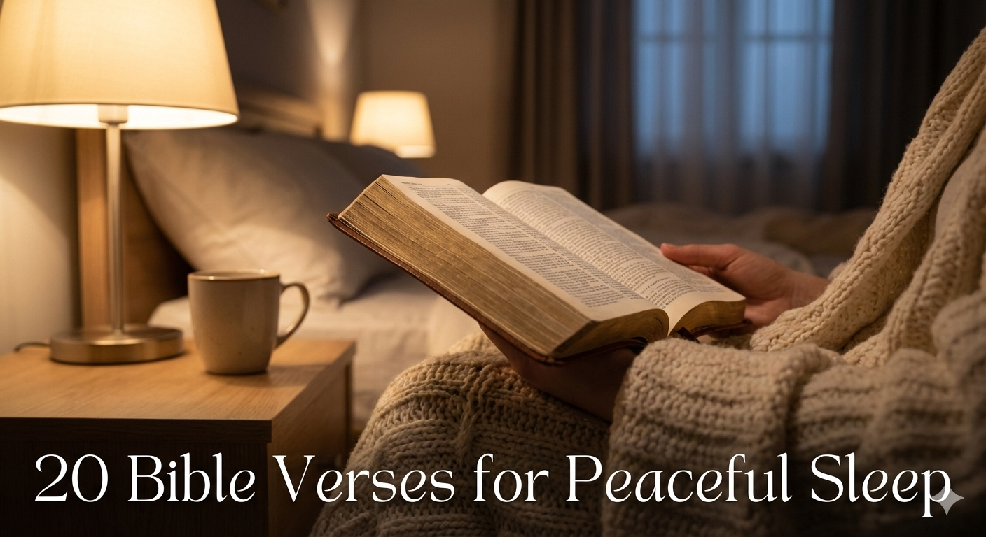 Daily Bible Verse for Sleep 20 Scriptures for Peaceful Rest