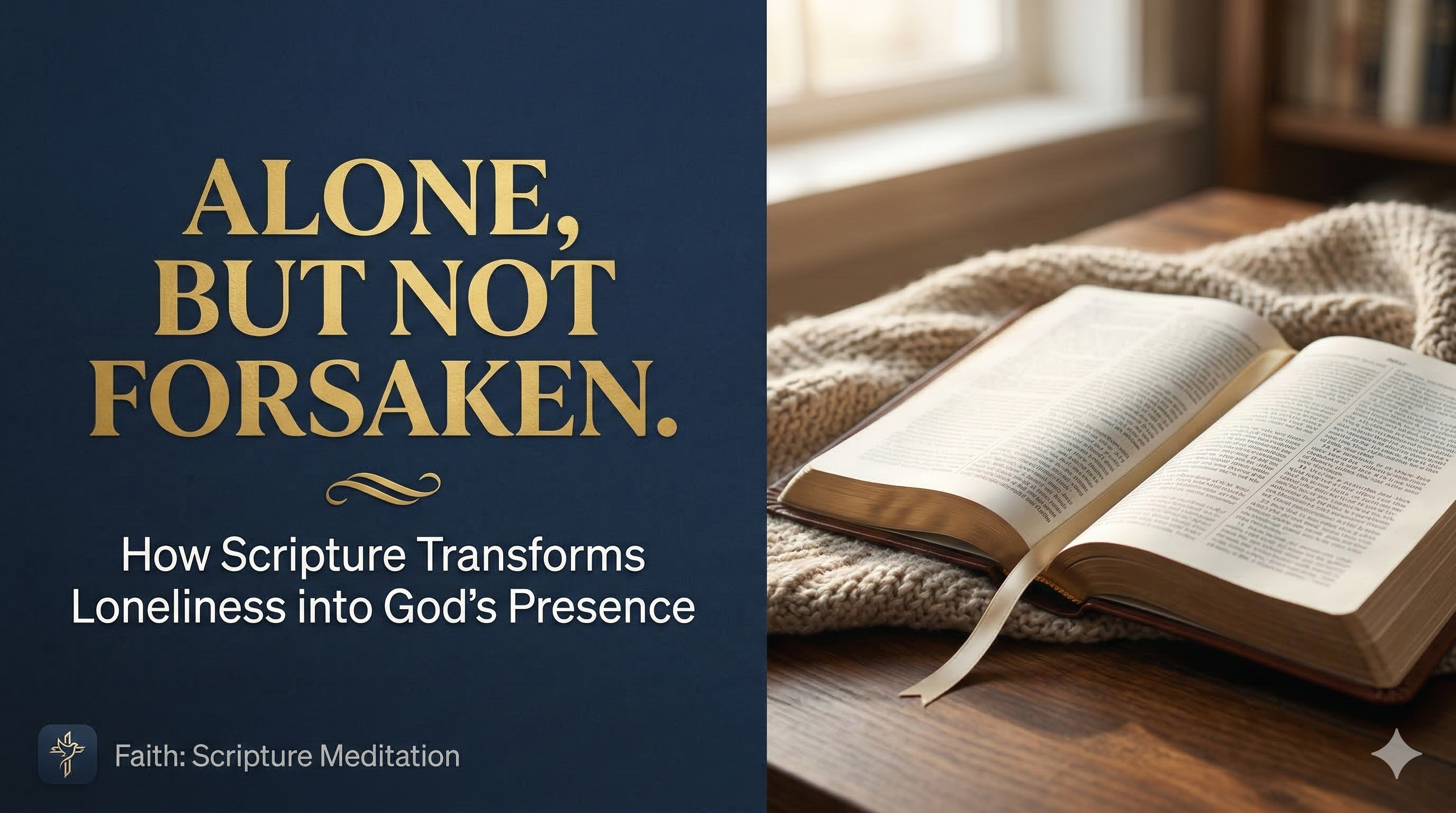 Scripture Meditation for Loneliness Finding Gods Presence When You Feel Alone